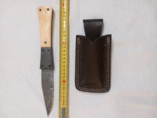 coltello da caccia a lama pieghevole in acciaio Damasco