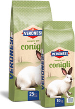 Mangime VERONESI CONIGLI 9 in Pellets 25Kg Miscela da Ingrasso e Riproduzione