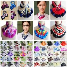 3 Pezzi Sciarpa Donna Elegante Piccola Quadrata Stampa Vintage Ufficio Collo Capelli Fazzoletto