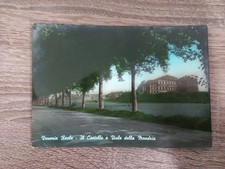 Cartolina VENARIA REALE IL CASTELLO E VIALE DELLA MANDRIA - VG 1962 FG A Colori