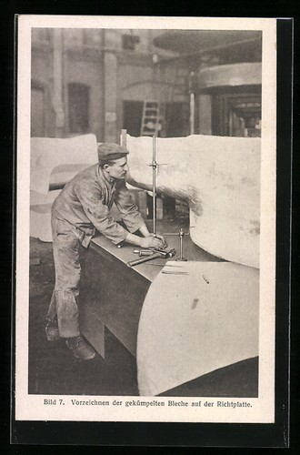 Cartolina produzione una - cartolina, di