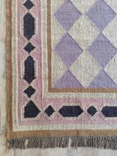 Tappeto Kilim Etnico Lana Iuta
