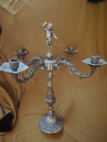Antico candelabro candeliere - candeliere, 4
