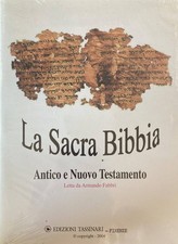 La sacra Bibbia Antico Nuovo Testamento letta armando fabbri	2 dvd cd rom	nuovo