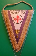 Gagliardetto calcio ⚽️ FIORENTINA ? 13/17 cm VINTAGE❗️stemma giglio coppa 