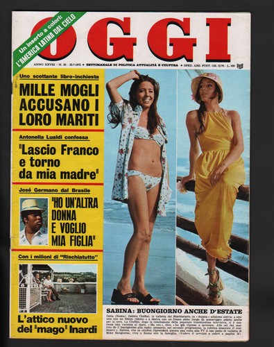 Oggi 1972 agren bettega - 30/1972,
