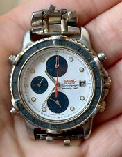 SEIKO CHRONOGRAPH SPORTS 150 7T32-6B9 OROLOGIO UOMO VINTAGE QUARTZ  WATCH MONTRE
