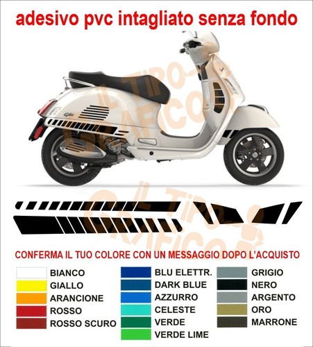 Kit adesivi stickers vespa gts - stickers,