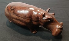Scultura Ippopotamo Il Legno