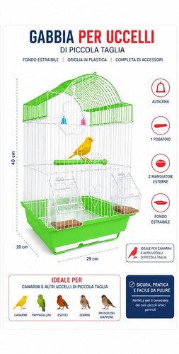 Gabbia per uccelli piccola - gabbia,