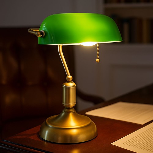 Lampada scrivania banchieri - lampada,