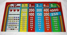 Vtg Casino Slot Machine Glass