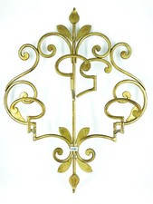 Seater wrought iron - wrought, wall