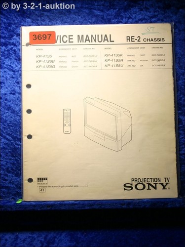 Manuale servizio sony kp - servizio,