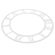  Orologio da parete con numeri romani, adesivo in acrilico con specchio,