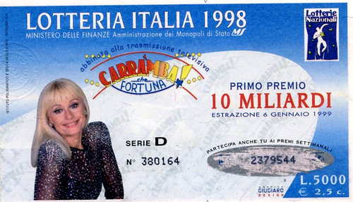 Lotteria italia 1 - n°,