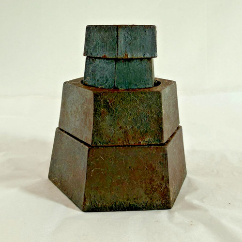 Vintage cast iron - vintage, hexagonal