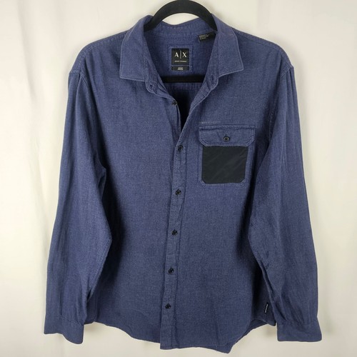 Camicia armani exchange indigo - camicia,