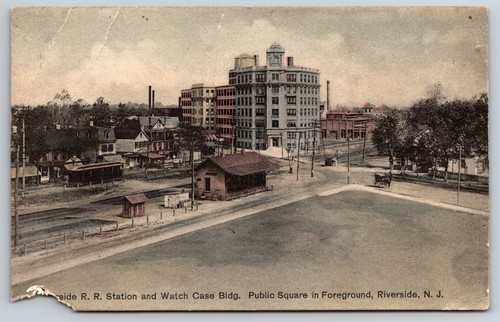 Railroad station watch - station, case