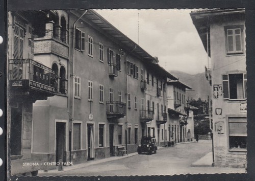 Cartolina strona centro paese - cartolina,