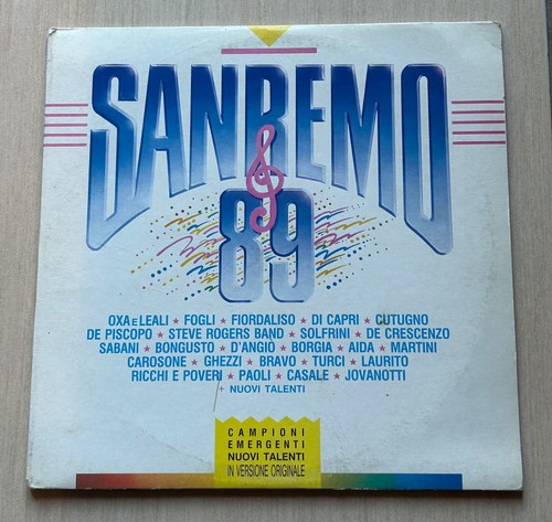 Sanremo vinile 2 - 89, lp