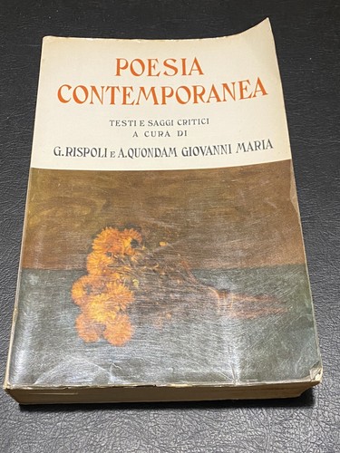 Poesia contemporanea - poesia,