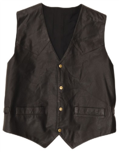 Gilet uomo pelle vintage - gilet, 50