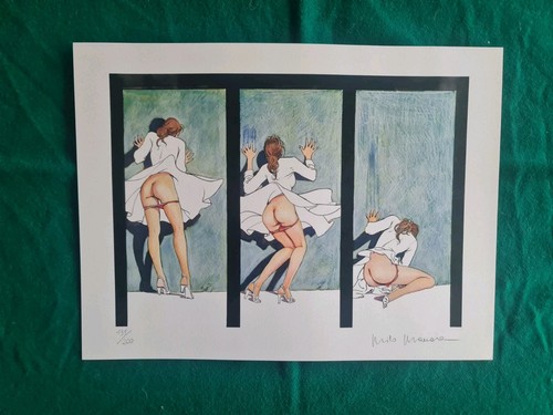 Milo manara stampa firmata - manara,