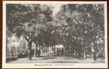 CARTOLINA D' EPOCA-BAZZANO (BO) "VIALE GIOSUE' CARDUCCI" NUOVA