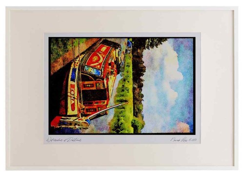374088 canal boat river - 374088,