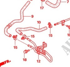 Tubo radiatore servosterzo per