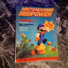 Nintendo Power Magazine Volume 1 #1 W/ Map Poster Poor Condition 