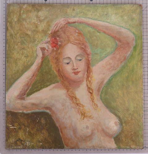 Quadro olio tavola - ad, su