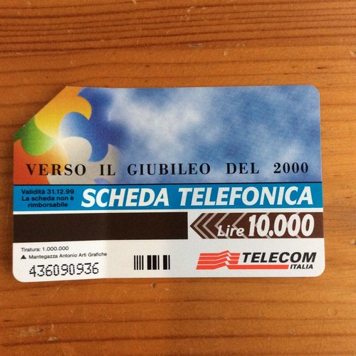 Scheda telefonica rara - scheda,