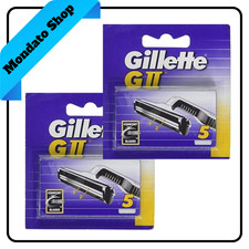 GILLETTE G II LAME RICAMBIO X5 BLADES COMPATIBILI GILLETTE G2 (X2)