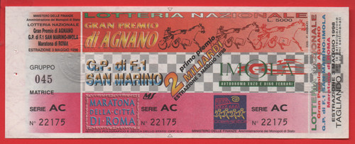 Biglietto lotteria gran premio - lotteria,