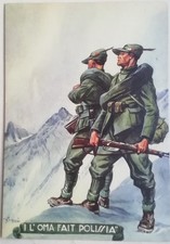 CARTOLINA BATTAGLIONE DRONERO