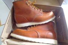 RED WING - STIVALI E SCATOLA 875 ORO LEGACY MOC TOE 6" IN PELLE - MADE @ USA - 8,5 EE