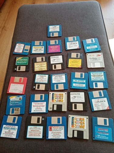Vintage lot disquettes - vintage,