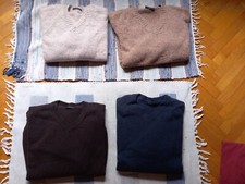 Lotto 4 Maglioni Sisley Taglia M/L Lana scollo a V