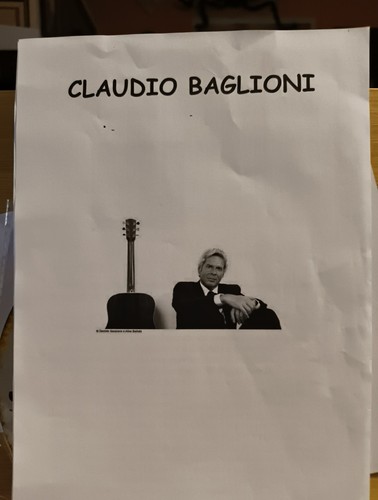Autografo originale claudio - autografo,