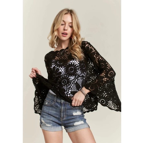 Maglia adora manica campana - maglia,