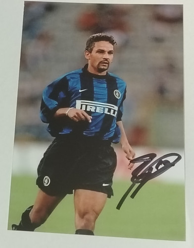 Autografo roberto baggio - autografo,