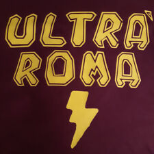 T-SHIRT ROMA ULTRA', COMPATIBILE SCRITTA ANNI "80, CURVA SUD, TOTTI, MOURINHO,