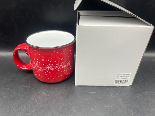 Tazza natalizia rossa