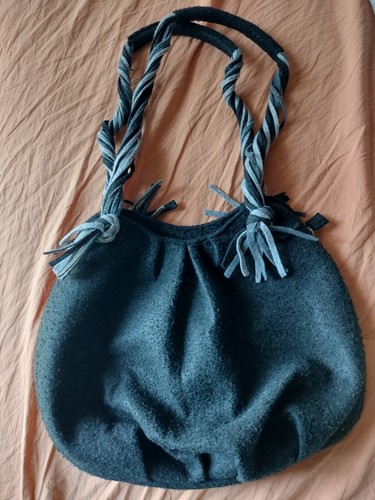 Borsa lana cotta - in, grigia