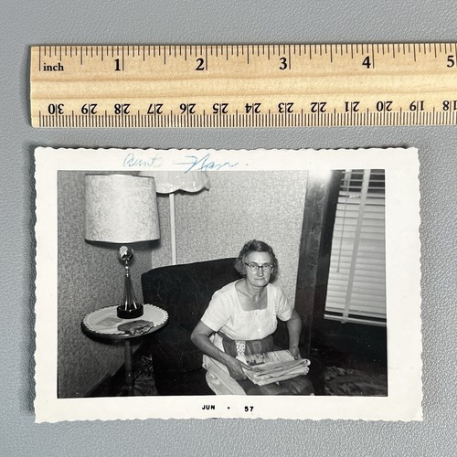 Foto vintage 1957 zia nan - foto,