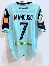 MAGLIA  GARA UNWASHED MATCH WORN PESCARA 2018/19 MANCUSO VINTAGE CALCIO