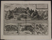 ADEN MOMBASA KILWA SOFALA 1572 BRAUN & HOGENBERG INSOLITO ANTICO VEDUTE DELLA CITTÀ