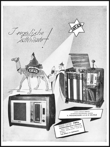 Pubblicita 1939 radio safar - pubblicita',